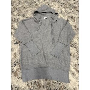 NAADAM Layered 100% Cashmere Hoodie Oversized  Sweater in Grey Color  sz M  $465